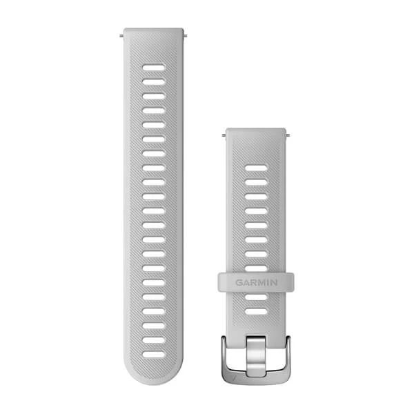 Bracelet à dégagement rapide (20 mm) Blanc pour  Garmin Forerunner 55 