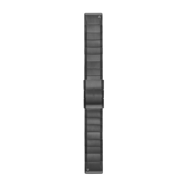 Bracelet QuickFit - 22mm  Acier inoxydable gris pour  Garmin Forerunner 945 