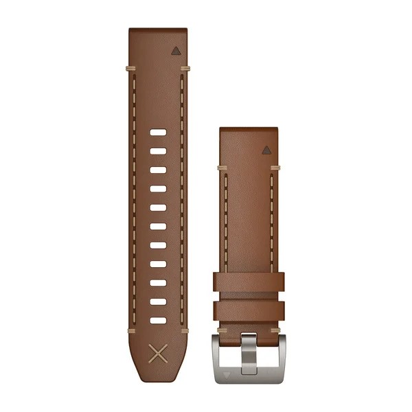 Bracelet de montre QuickFit 22 Bracelet en cuir de vachette italien pour  Instinct 2 dezl Edition 