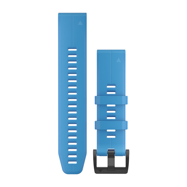 Bracelet QuickFit - 22mm - Silicone Bleu cyan pour  Garmin fenix 6 