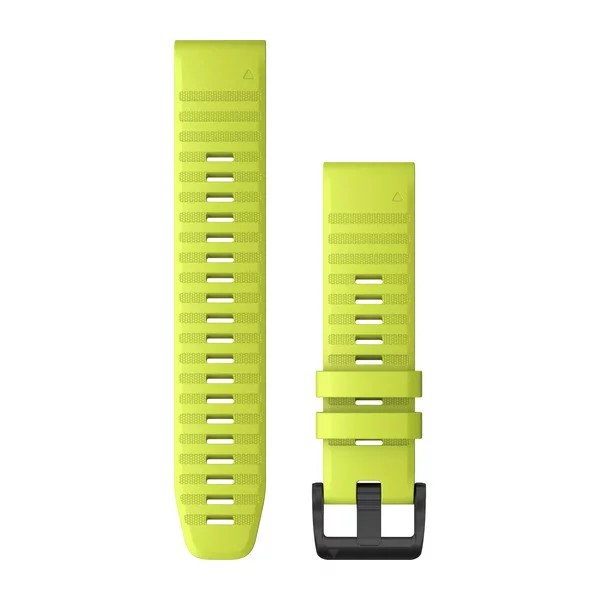  Bracelet QuickFit - 22mm Silicone jaune pour  Garmin fenix 6 