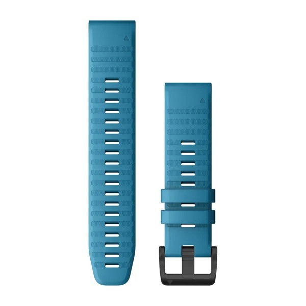 Bracelet QuickFit - 22mm Silicone bleu céruléen pour  Garmin Forerunner 945 LTE 