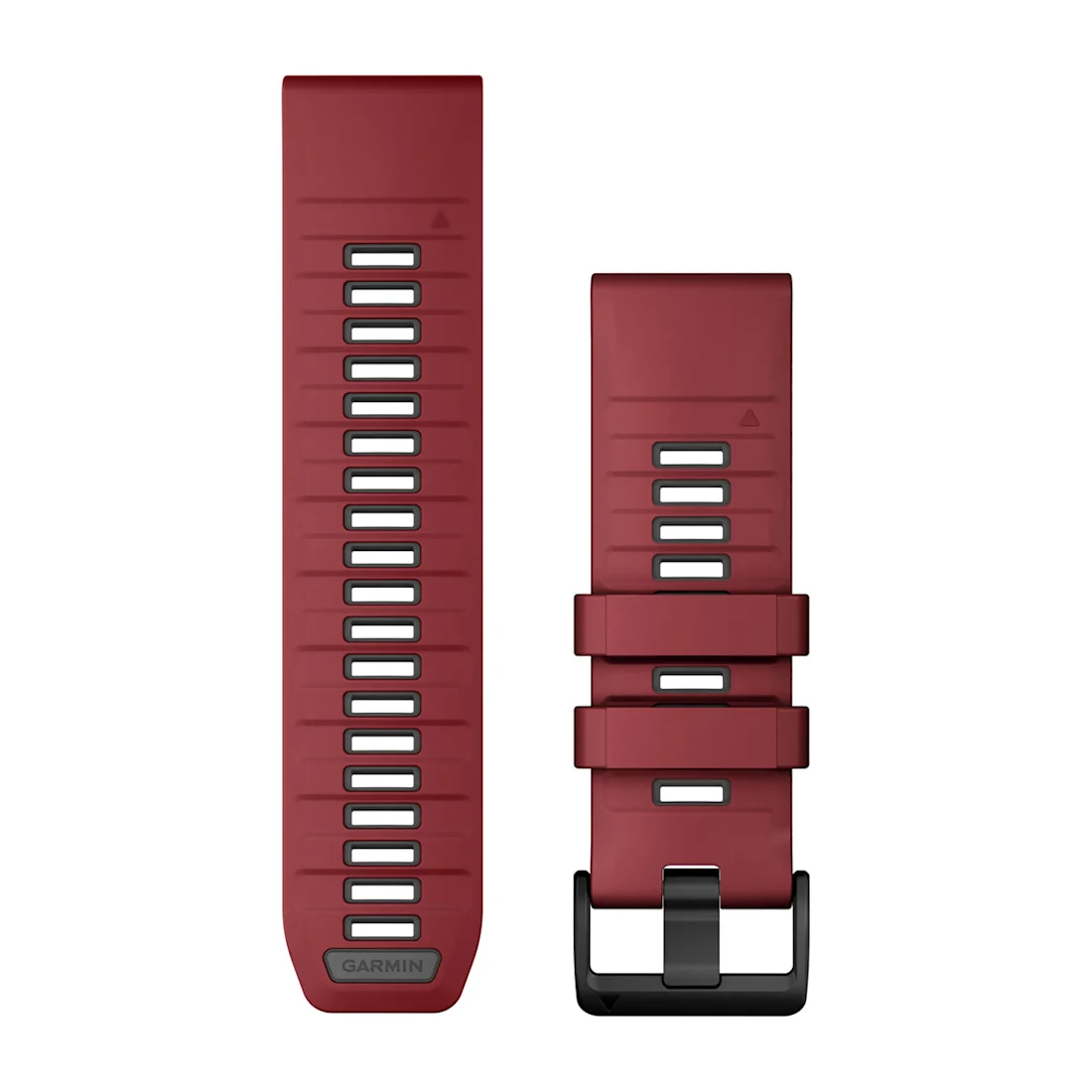 Bracelet Garmin QuickFit pour  Fenix 9 - 51mm , 26mm, Silicone marsala/graphite