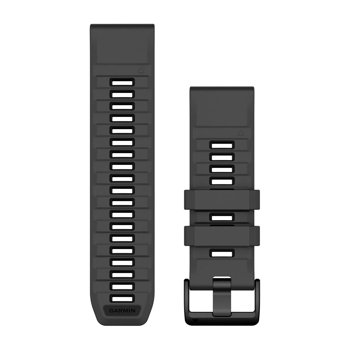Bracelets de montre QuickFit 26 silicone Graphite/noir pour  fenix 8 Pro - 51 mm, AMOLED 