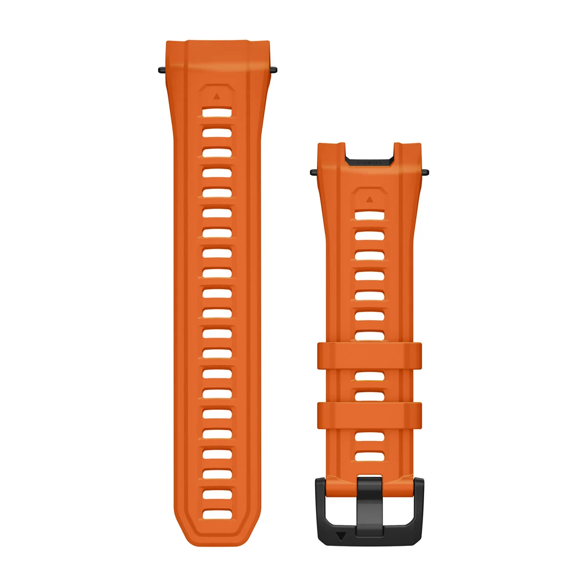 Bracelets de montre 26 mm Silicone orange  pour  Garmin Instinct 3 AMOLED 50mm Tactical Edition 