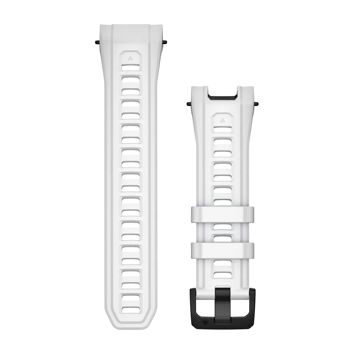 Bracelets de montre 26 mm Silicone blanc  pour  Garmin Instinct 3 AMOLED 50mm Tactical Edition 