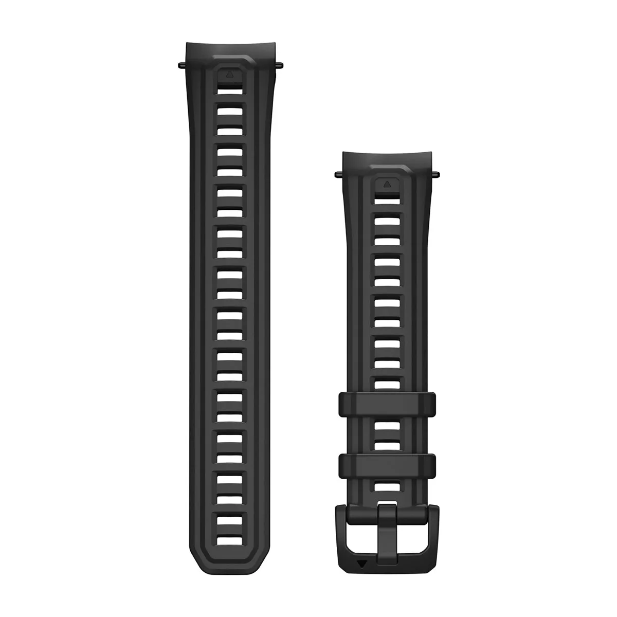Bracelets de montre 22 mm - Silicone noir pour  Garmin Instinct E 45mm 