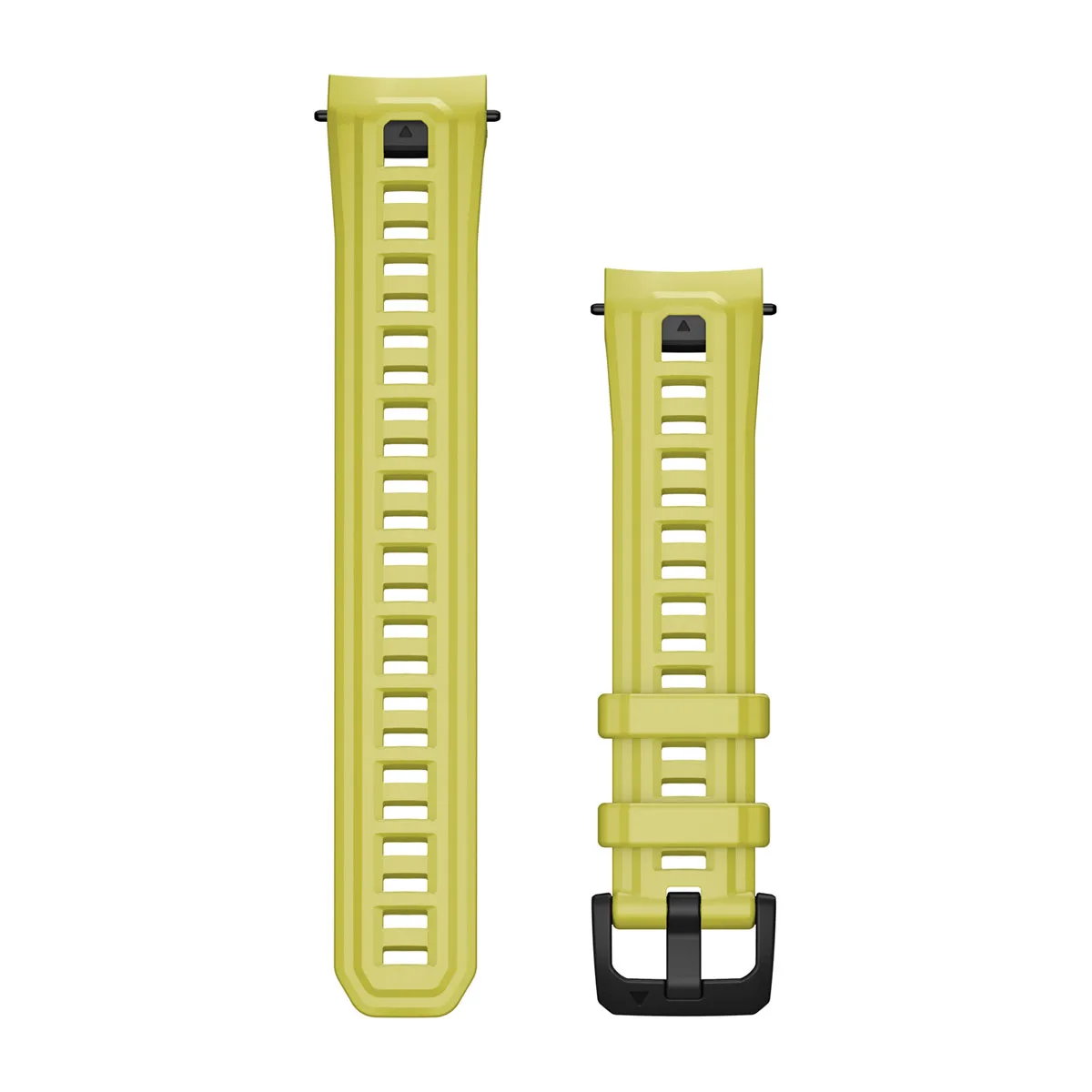 Bracelets de montre 22 mm - Silicone jaune pour  Garmin Instinct E 45mm 