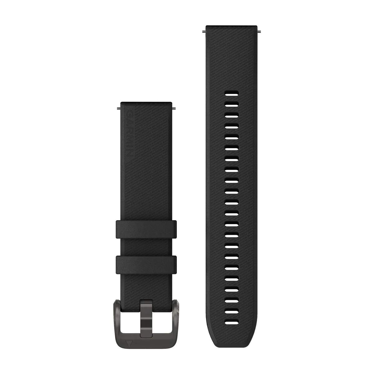 Bracelet Quick Release 20mm pour  vivoactive 6  - Noir avec boucle noire