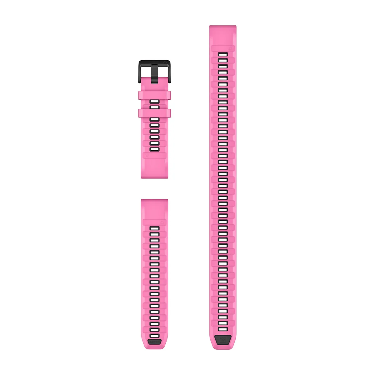 Bracelets de montre QuickFit 22 Silicone rose (3 pièces, pour la plongée) pour  Instinct Crossover AMOLED Tactical Edition 