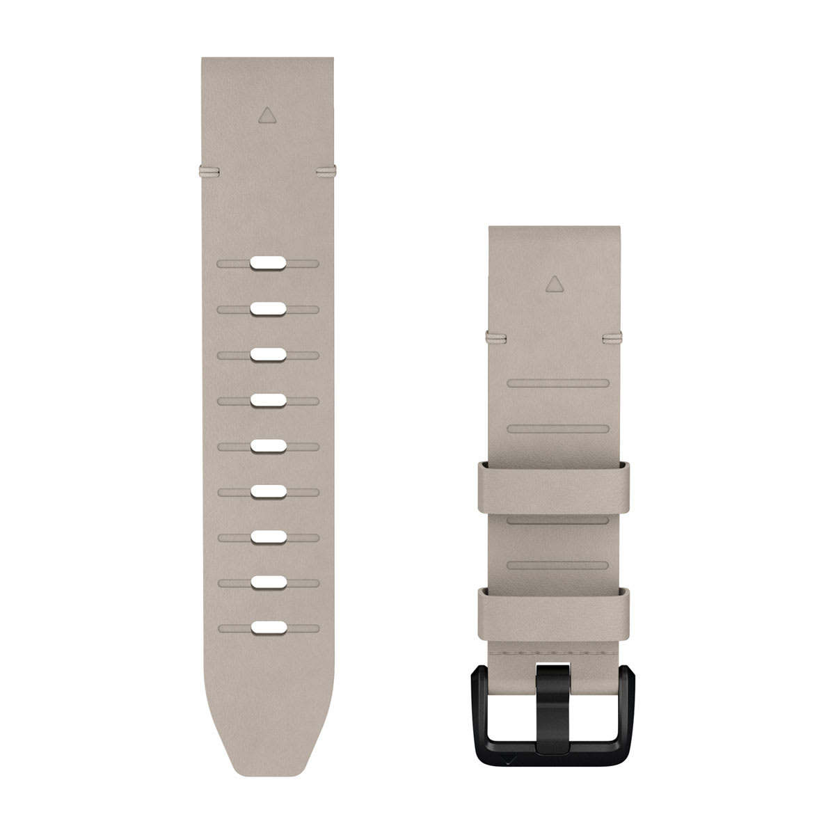 Bracelets de montre QuickFit 20, Cuir blanc cassé pour  Fenix 9 Pro - 43mm 