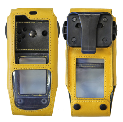 Housse en cuir jaune pour  Téléphone IS120.2 