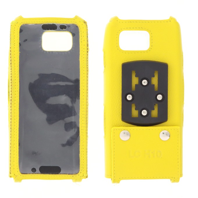 LC-Ex H10 Etui en cuir jaune sans clip ceinture pour  Téléphone Ex-HANDY 10 DZ1 avec caméra  
