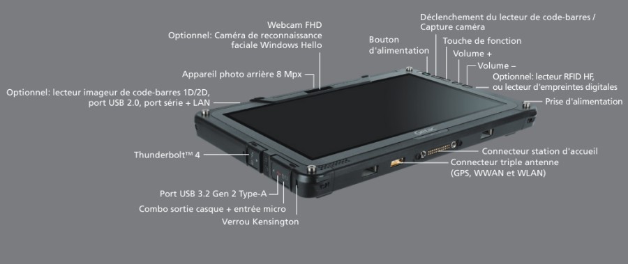 GETAC Tablet PC F110