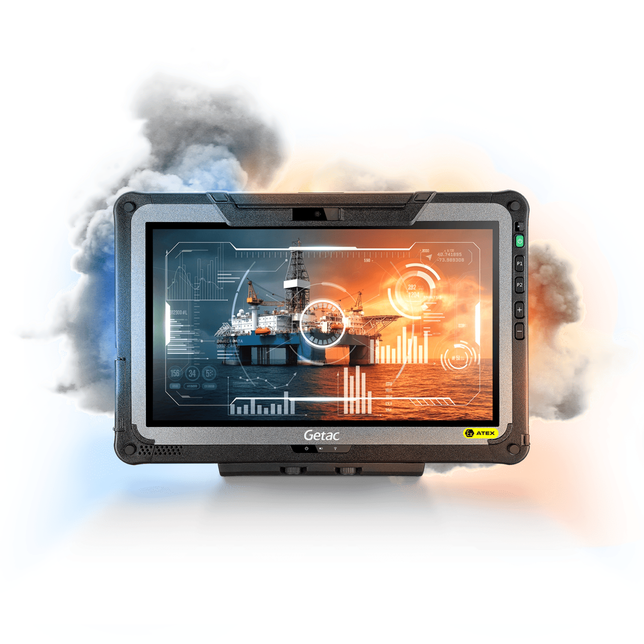 Tablette ultra-durcie certifiée ATEX Getac F110-EX