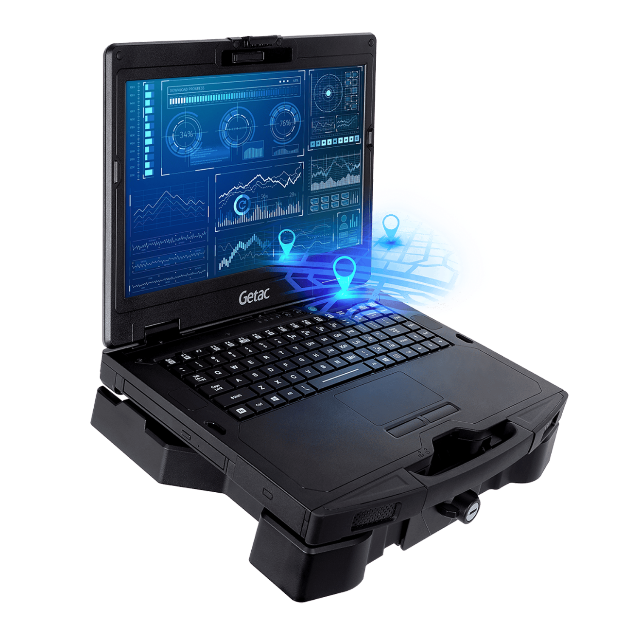 Ordinateur Portable semi-durci GETAC S410