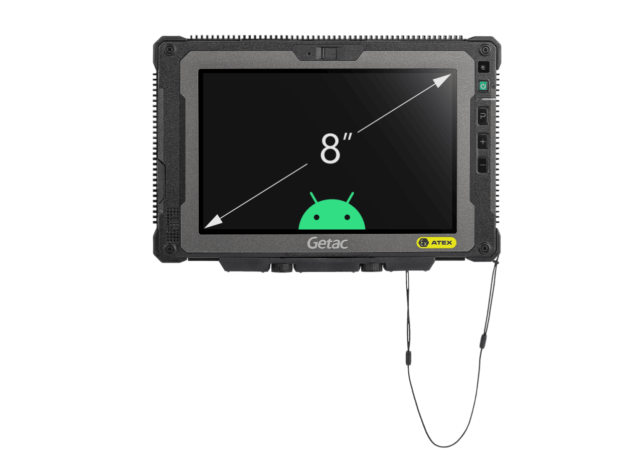 Getac ZX80-EX tablette légère, compacte et durcie MIL-STD-810H