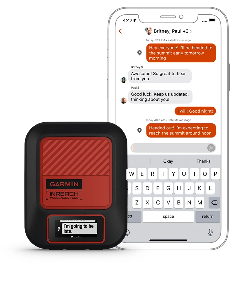 Garmin inReach Messenger Plus