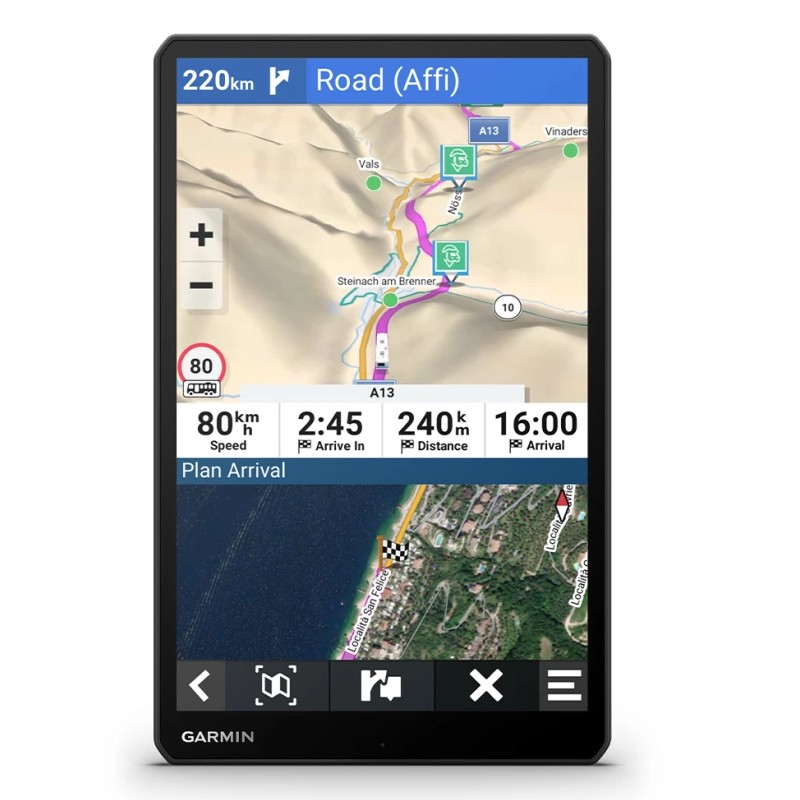 GPS Garmin Camper 1095 10 pouces avec trafic en temps réel