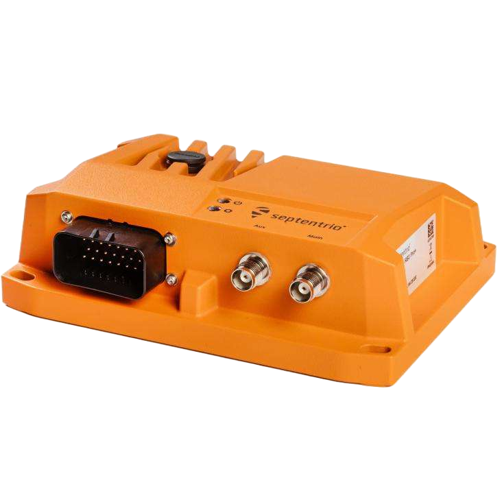 Septentrio AsteRx RB3 Pro - Vue de côté avec connecteurs TNC et Amphenol