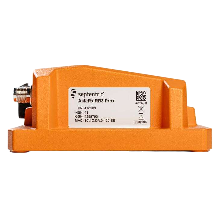 Septentrio AsteRx RB3 Pro - Vue arrière boîtier IP69K renforcé