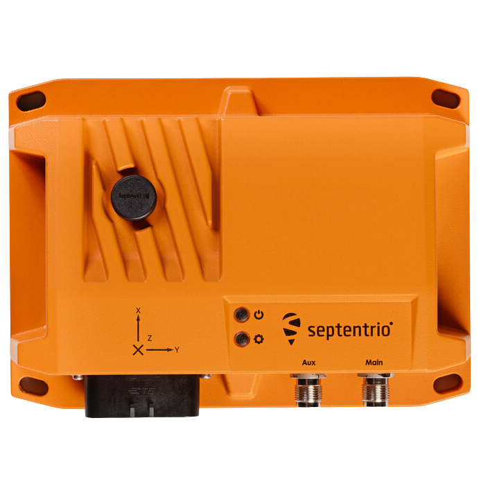 Septentrio AsteRx RBi3 Pro+ - Vue arrière boîtier IP69K renforcé