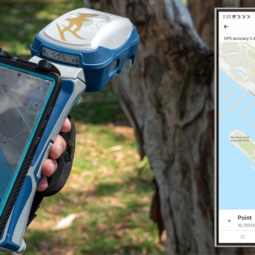 EOS Skadi Gold - Collecte de données terrain avec ArcGIS Field Maps et précision centimétrique