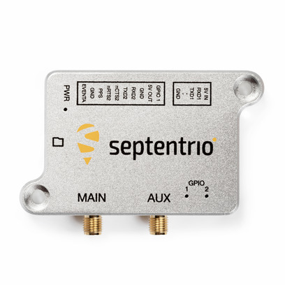 Septentrio mosaic-go G5 P3H evaluation kit - vue en angle