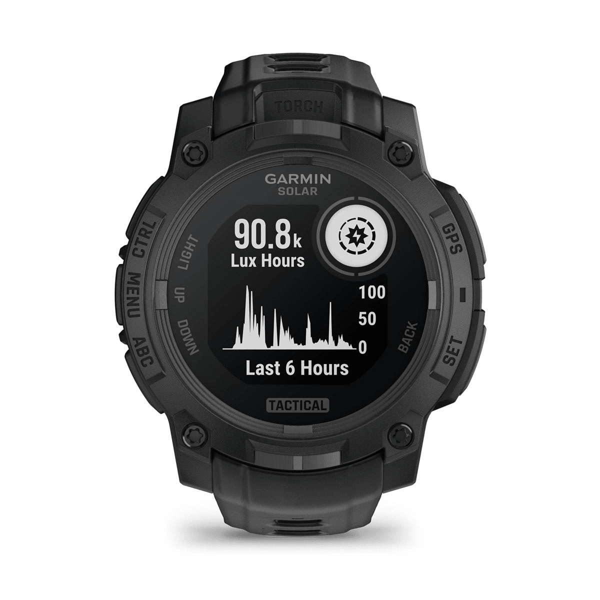 Montre Garmin Instinct 3 Solar 45mm Tactical Edition - profil