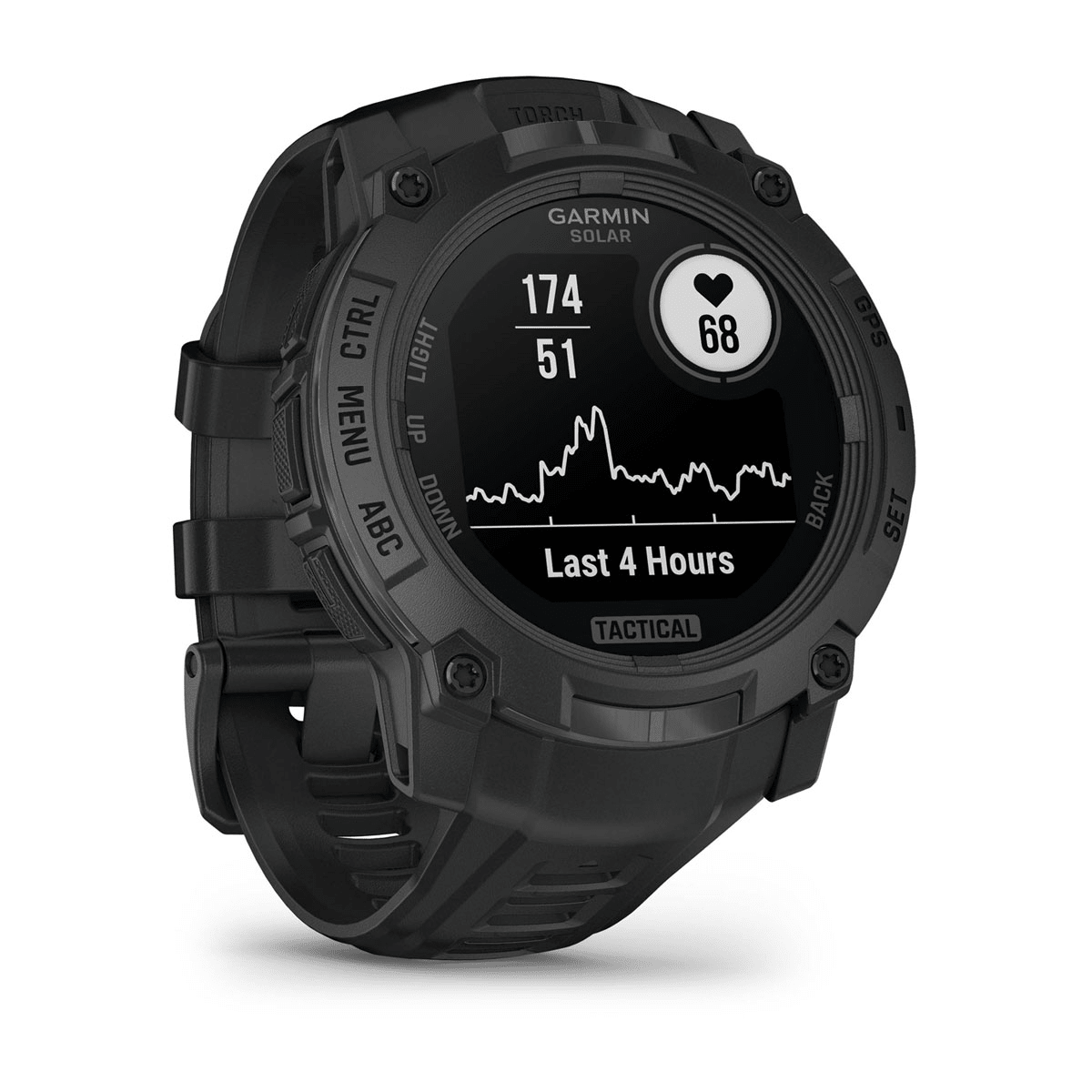 Montre Garmin Instinct 3 Solar 50mm Tactical Edition - profil