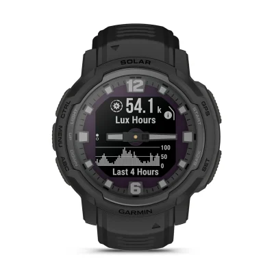Garmin Instinct Crossover Solar Tactical Edition aiguilles luminescentes